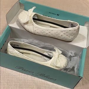 Girls Paris Blues Flats size 11